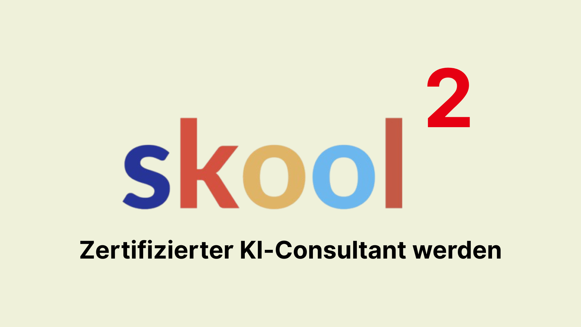 KI-Consultant werden
